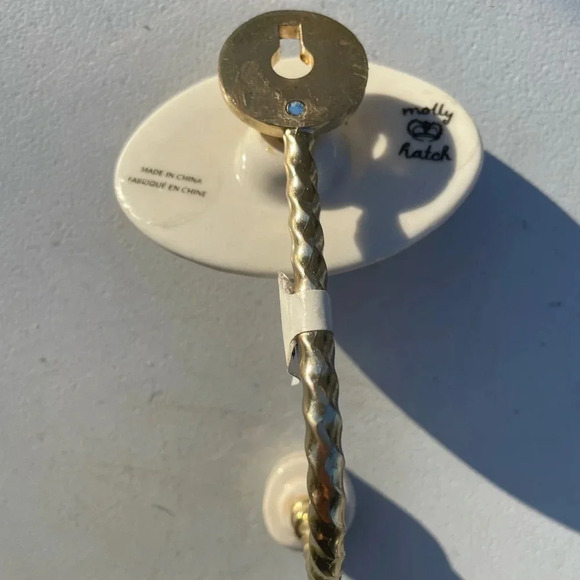 NWT Anthropologie Molly Hatch “L” Ceramic Hook - Picture 9 of 12